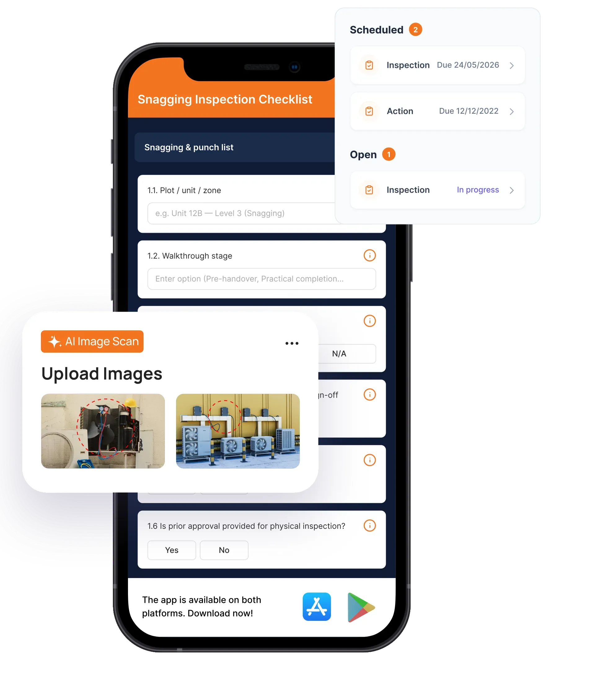 Inspectly360 workflow step: Define and Deploy