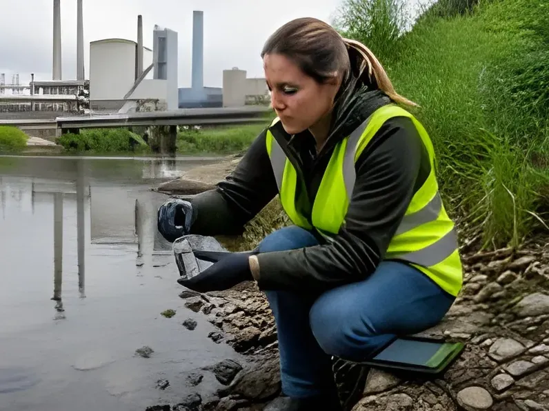 Water Quality Sampling checklist in use