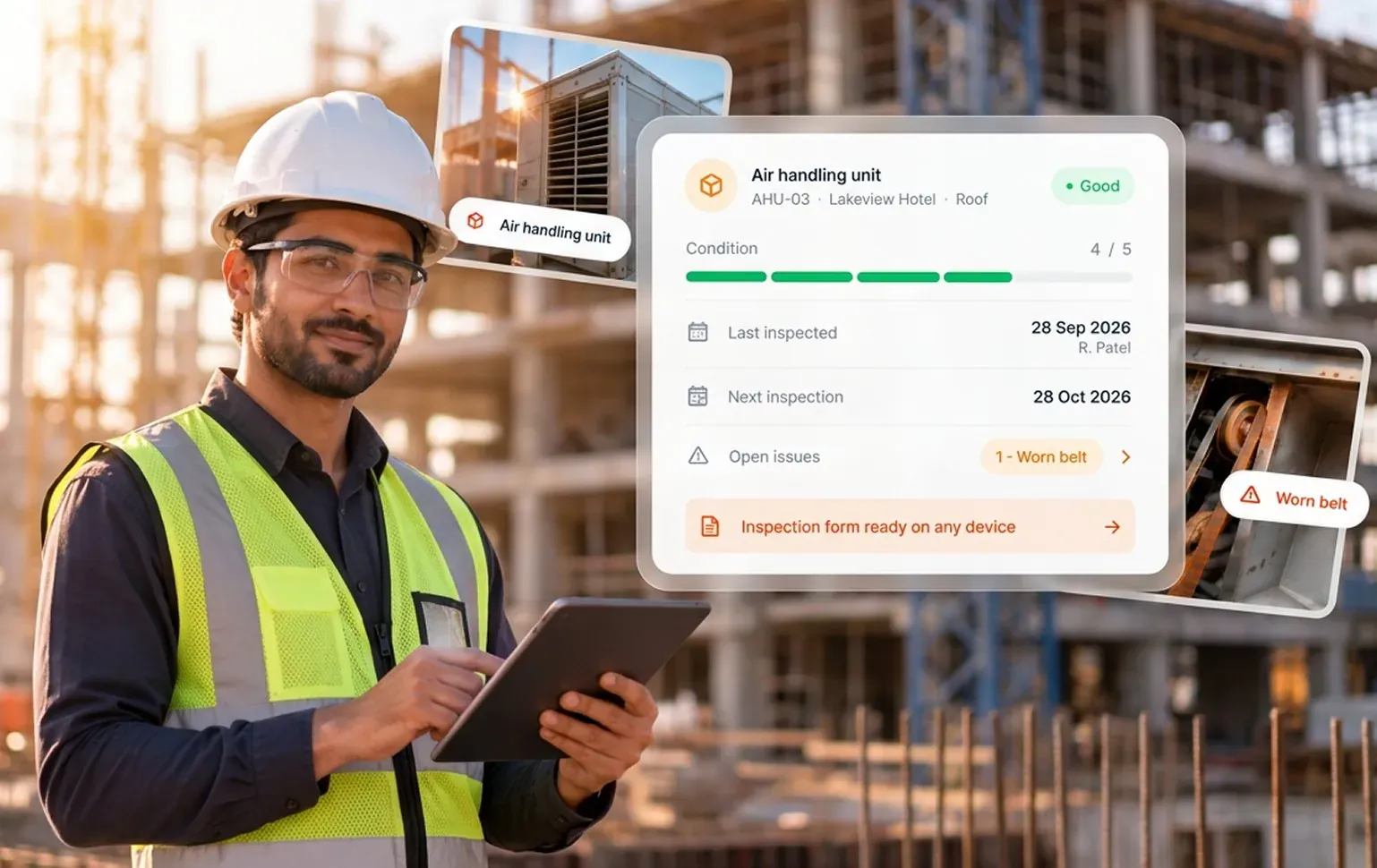 Asset management and inspection in InspectWrk