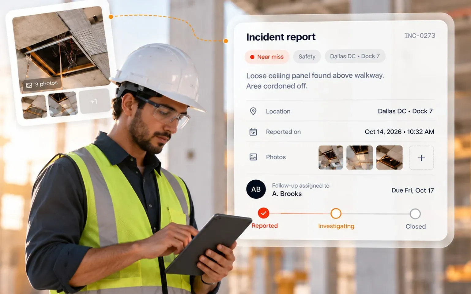Incident reporting in InspectWrk
