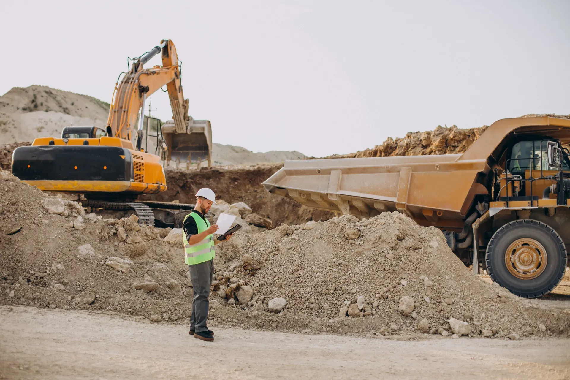 Excavator Inspection Android App preview