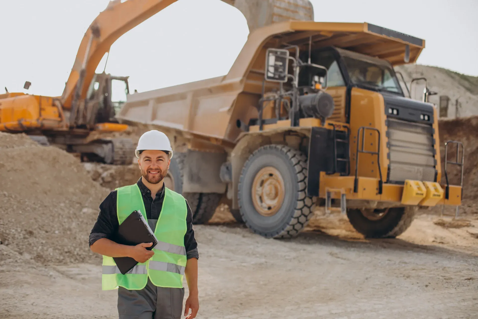 Grader Maintenance App mobile inspection app showing offline forms and photo evidence